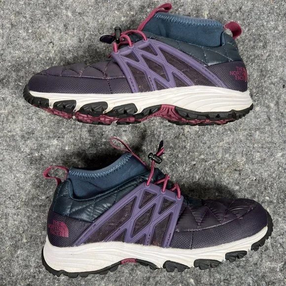The North Face Thermoball HC Sneaker Shoes Women's 6.5 Dark Purple Navy Magenta - Picture 5 of 14